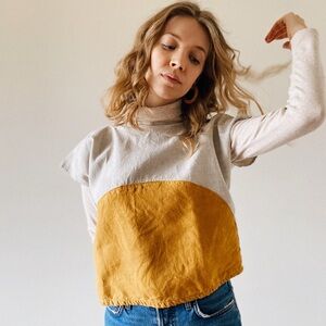 Lightweight Canvas Crop Top